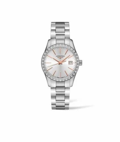 Longines Conquest Classic Quartz 34 Stainless Steel - / Silver L2.386.0.72.6