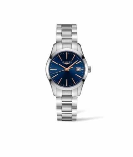 Longines Conquest Classic Quartz 34 Stainless Steel / Blue L2.386.4.92.6