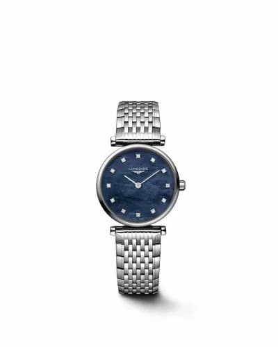 Longines La Grande Classique Quartz 24 Stainless Steel / Blue MOP / Bracelet L4.209.4.81.6
