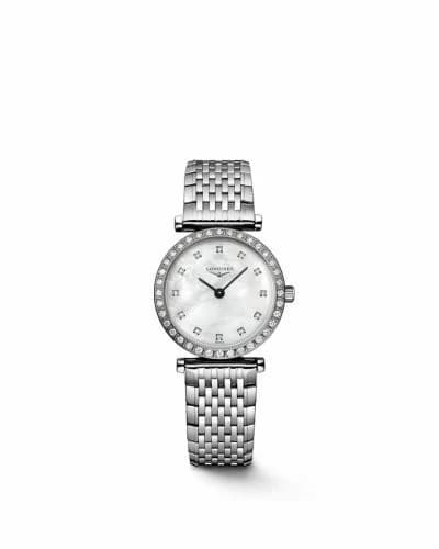 Longines La Grande Classique Quartz 24 Stainless Steel - Diamond / MOP / Bracelet L4.341.0.80.6