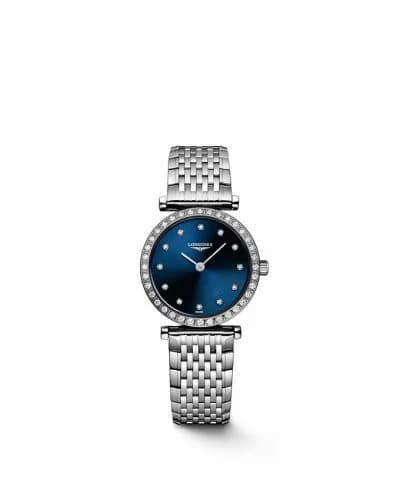 Longines La Grande Classique Quartz 24 Stainless Steel - Diamond / Blue / Bracelet L4.341.0.97.6