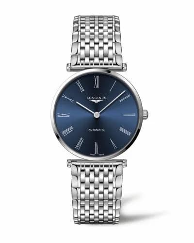 Longines La Grande Classique Automatic 38 Stainless Steel / Blue - Roman / Bracelet L4.918.4.94.6