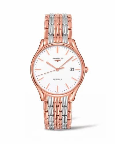 Longines Lyre 38.5 Automatic PVD Red / White / Bracelet L4.960.1.12.7
