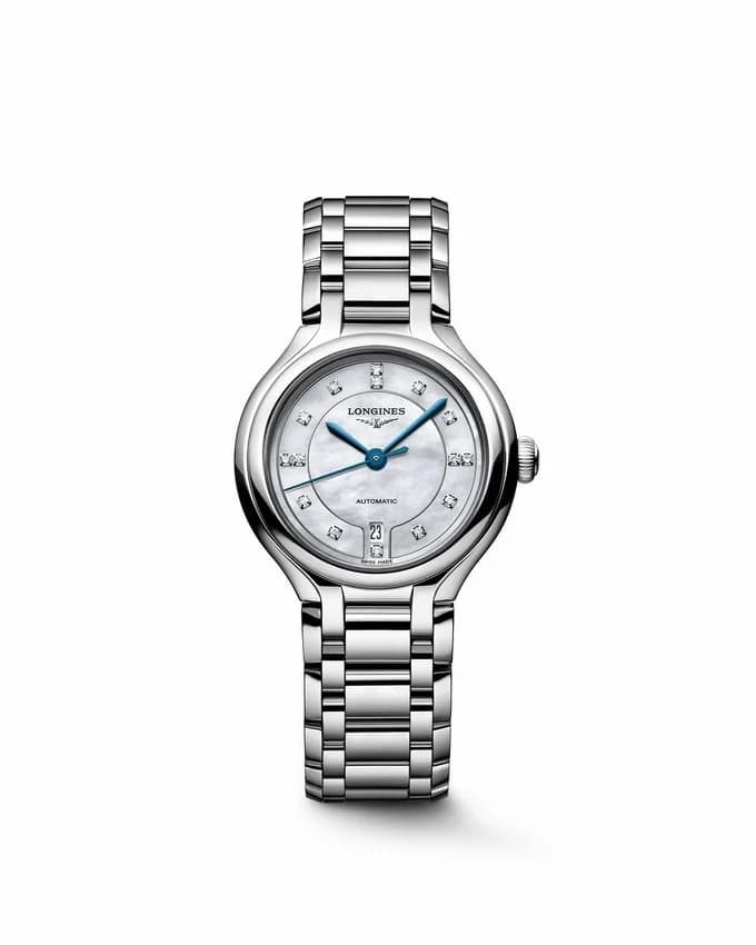 Longines PrimaLuna 30 Automatic Stainless Steel / MOP / Bracelet L8.123.4.87.6