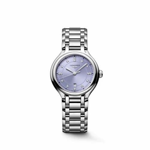 Longines PrimaLuna 30 Stainless Steel / Blue / Bracelet L8.142.4.07.6