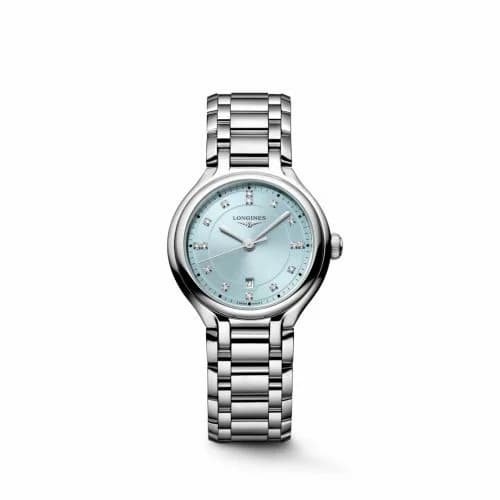 Longines PrimaLuna 30 Stainless Steel / Silver / Bracelet L8.142.4.97.6