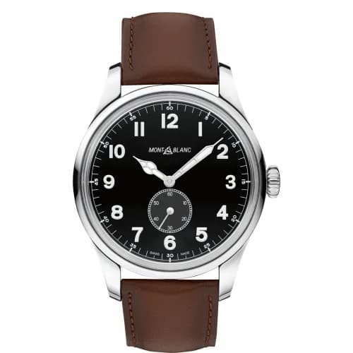 Montblanc 1858 Automatic Small Second Stainless Steel / Black 115073
