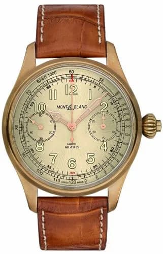Montblanc 1858 Chronograph Tachymeter Bronze 116243 — фото часов Montblanc 1858 Chronograph Tachymeter Bronze 116243 — фото часов