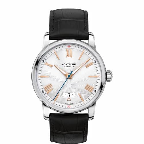 Montblanc 4810 Date Automatic Stainless Steel / Silver / Alligator 114841