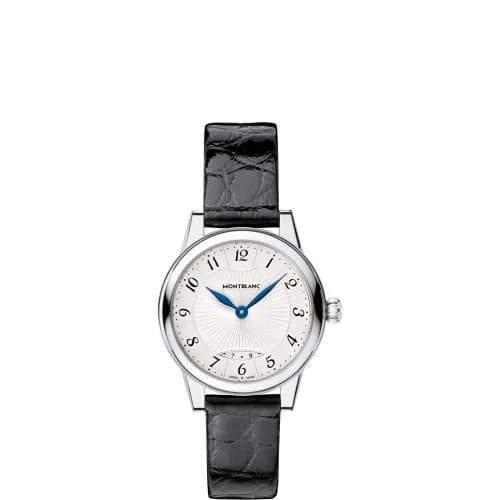 Montblanc Bohème Date 27 Stainless Steel / Silver / Alligator 111206