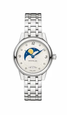 Montblanc Bohème Moonphase Quartz 27 Stainless Steel / Silver / Bracelet 111960
