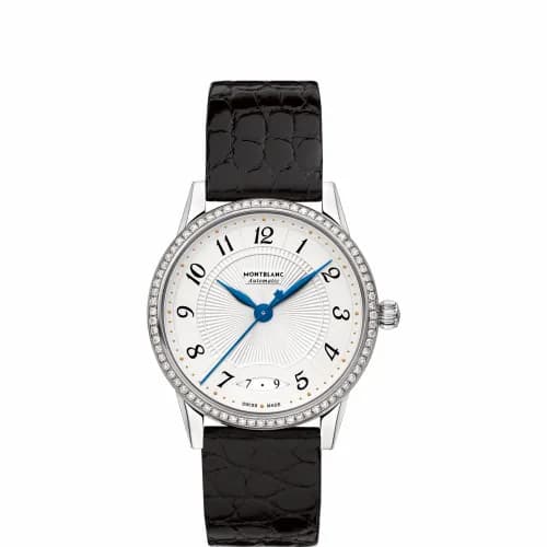 Montblanc Bohème Date Automatic 34 Stainless Steel / Diamond / White 114734