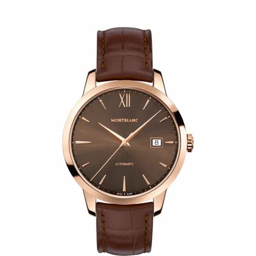 Montblanc Heritage Spirit Automatic 39mm Red Gold Brown 111875