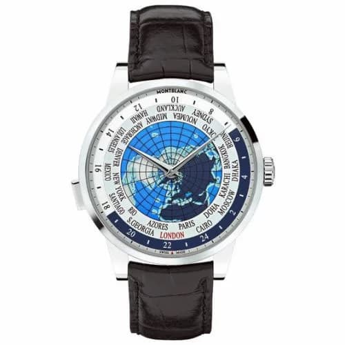 Montblanc Heritage Spirit Orbis Terrarum Stainless Steel 112308 — фото часов Montblanc Heritage Spirit Orbis Terrarum Stainless Steel 112308 — фото часов