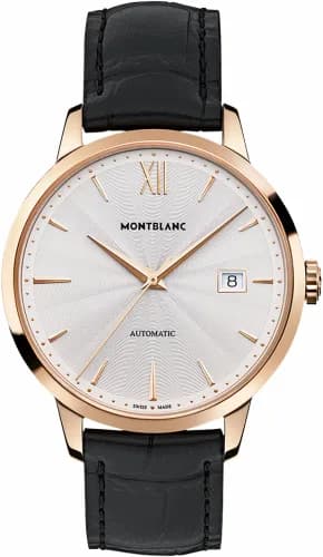 Montblanc Heritage Spirit Date Automatic 39mm Red Gold Guilloche 113705 — фото часов Montblanc Heritage Spirit Date Automatic 39mm Red Gold Guilloche 113705 — фото часов