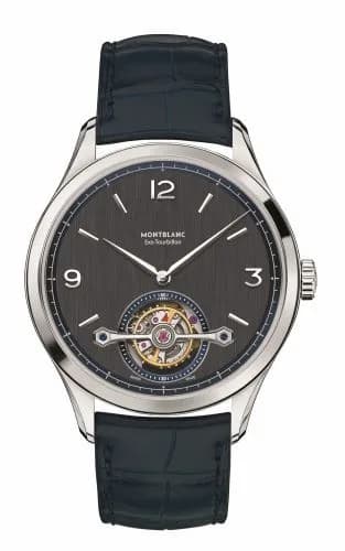 Montblanc Heritage Chronometrie Exo Tourbillon Slim White Gold / Slate 118471 — фото часов Montblanc Heritage Chronometrie Exo Tourbillon Slim White Gold / Slate 118471 — фото часов
