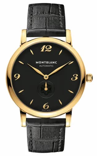 Montblanc Star Classique Automatic Yellow Gold / Black 107340 — фото часов Montblanc Star Classique Automatic Yellow Gold / Black 107340 — фото часов