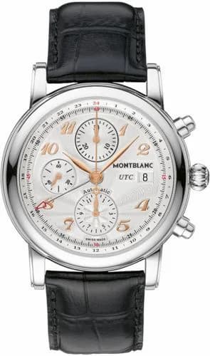Montblanc Star Traditional Chronograph UTC Automatic Silver 110590 — фото часов Montblanc Star Traditional Chronograph UTC Automatic Silver 110590 — фото часов