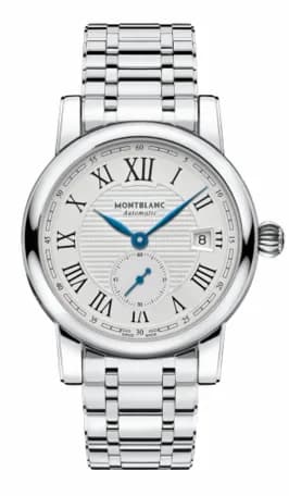 Montblanc Star Roman Small Second Automatic Stainless Steel / Silver / Bracelet 111912 — фото часов Montblanc Star Roman Small Second Automatic Stainless Steel / Silver / Bracelet 111912 — фото часов