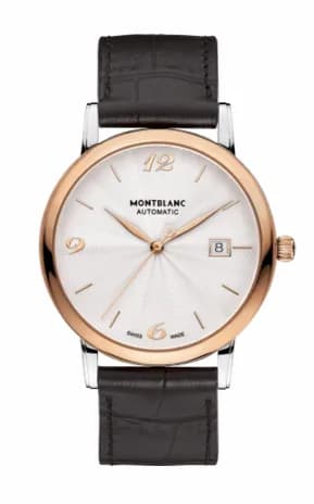Montblanc Classique Date Automatic 39mm Two Tone Guilloche 113824