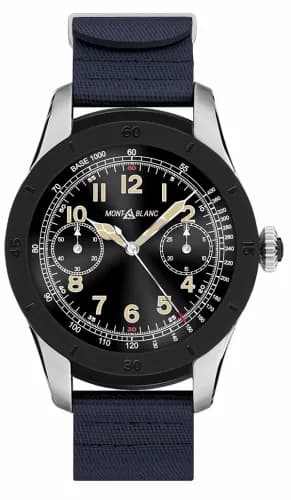 Montblanc Summit Stainless Steel / PVD Bezel / Blue Rubber 117546