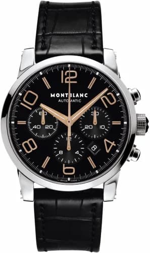 Montblanc Timewalker Chronograph Automatic 4810 Black / Red Gold Numerals 101548