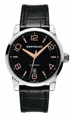 Montblanc TimeWalker Date Automatic 4810 42 Black / Red Gold Numerals 101551