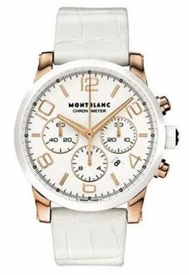 Montblanc TimeWalker Chronograph Automatic Red Gold Ceramic White 104669