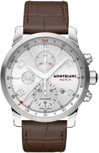 Montblanc TimeWalker Chrono Voyager UTC Silver 107065 — фото часов Montblanc TimeWalker Chrono Voyager UTC Silver 107065 — фото часов