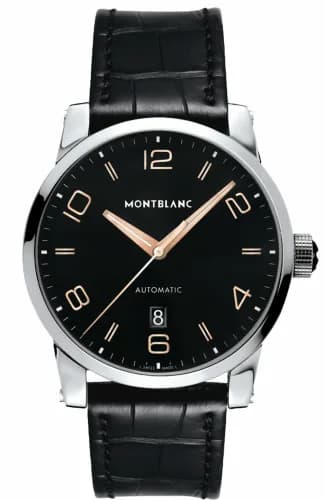 Montblanc TimeWalker Date Automatic 42 Black / Red Gold Numerals 110337 — фото часов Montblanc TimeWalker Date Automatic 42 Black / Red Gold Numerals 110337 — фото часов