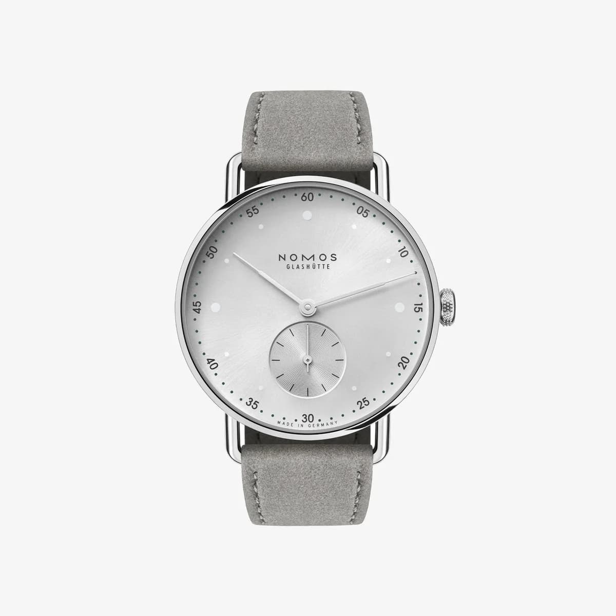 Nomos Glashütte Metro 33 All Silver / Steel Back 1122.SB