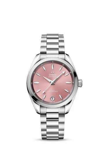 Omega Seamaster Aqua Terra 150M Master Chronometer 34 Stainless Steel / Shell Pink / Bracelet 220.10.34.20.10.003