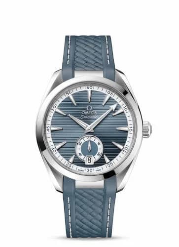 Omega Seamaster Aqua Terra 150M Master Chronometer Small Seconds 41 Stainless Steel / Blue / Rubber 220.12.41.21.03.005