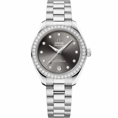 Omega Seamaster Aqua Terra 150M Master Co-Axial 30 Stainless Steel - Diamond / Grey - Diamond / Bracelet 220.15.30.20.56.001