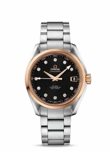 Omega Seamaster Aqua Terra 150M Co-Axial 38.5 Stainless Steel / Red Gold / Black / Bracelet 231.20.39.21.51.003