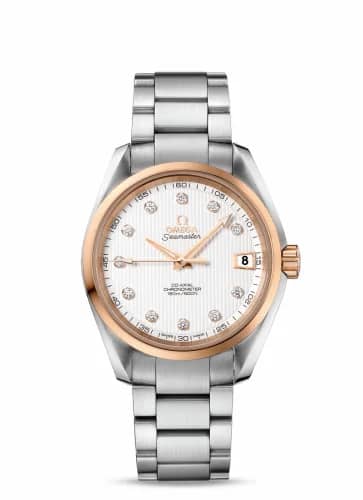 Omega Seamaster Aqua Terra 150M Co-Axial 38.5 Stainless Steel / Red Gold / Silver / Bracelet 231.20.39.21.52.003