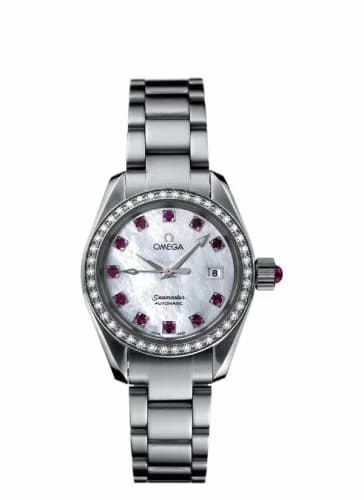Omega Seamaster Aqua Terra 150M Automatic 29.2 Stainless Steel / Diamond / MOP - Ruby / Bracelet 2565.78.00