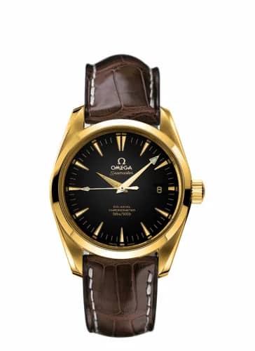 Omega Seamaster Aqua Terra 150M Co-Axial 39.2 Yellow Gold / Black 2603.50.37