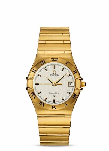 Omega Constellation Quartz 33.5 '95 Yellow Gold / Silver 1112.30.00