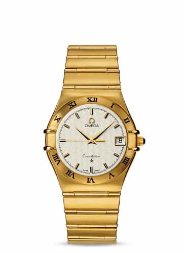 Omega Constellation Quartz 33.5 '95 Yellow Gold / Silver 1112.30.00