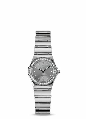 Omega Constellation Quartz 25.5 My Choice White Gold / Diamond / Grey 1165.36.00