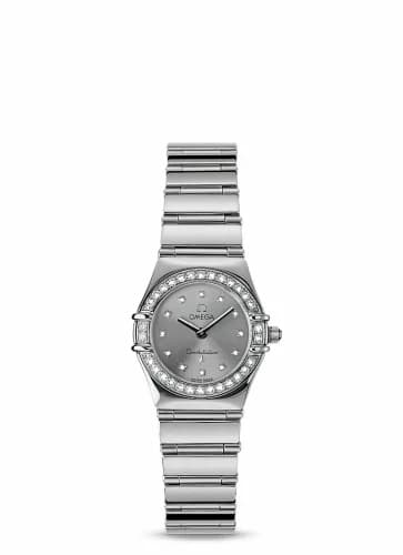 Omega Constellation Quartz 25.5 My Choice White Gold / Diamond / Grey 1165.36.00