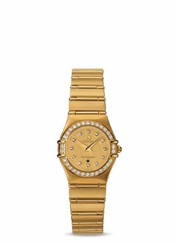 Omega Constellation Quartz 22.5 '95 Yellow Gold / Diamond / Champagne 1167.15.00