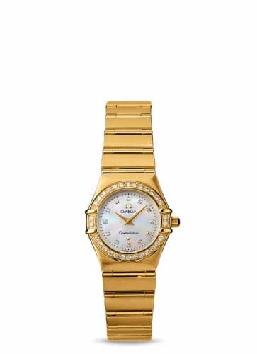 Omega Constellation Quartz 22.5 '95 Yellow Gold / Diamond / MOP 1167.75.00