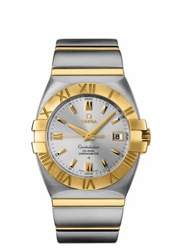Omega Constellation Co-Axial 38 Double Eagle Stainless Steel / Yellow Gold / Silver 1203.30.00
