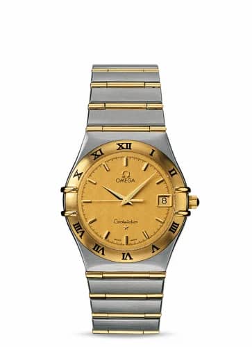 Omega Constellation Quartz 33.5 Stainless Steel / Yellow Gold / Champagne 1212.10.00