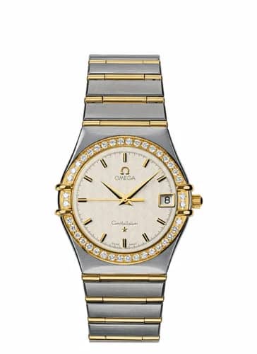 Omega Constellation Quartz 33.5 Stainless Steel / Yellow Gold / Diamond / Silver 1217.30.00