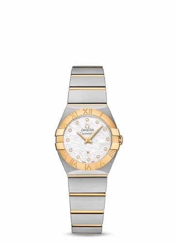 Omega Constellation Quartz 24 Stainless Steel / Yellow Gold / MOP 123.20.24.60.55.008