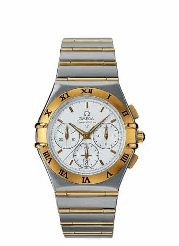 Omega Constellation Quartz 39 Chronograph Stainless Steel / Yellow Gold / Silver 1242.30.00
