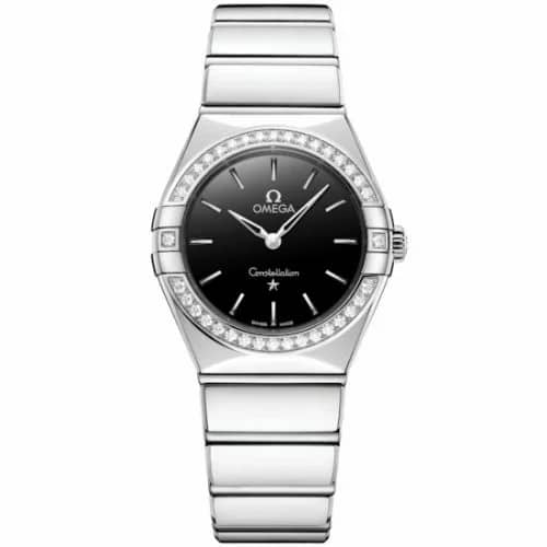 Omega Constellation 28 Quartz Stainless Steel -Diamond / Black 131.15.28.60.01.001